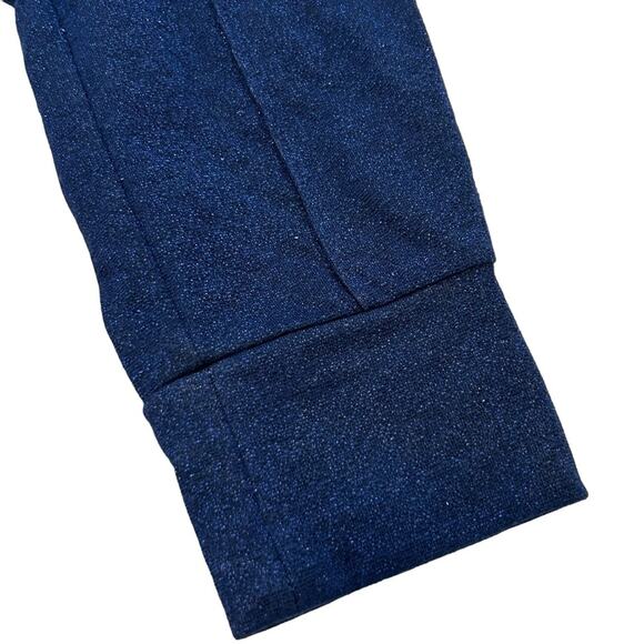 Scotch and Soda Blue Shimmery Jogger Pants Rick Rack Side Seam Kids Size 16 NWT - Picture 8 of 12